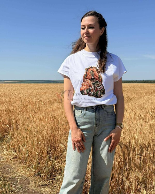Принт зеленоі берегині